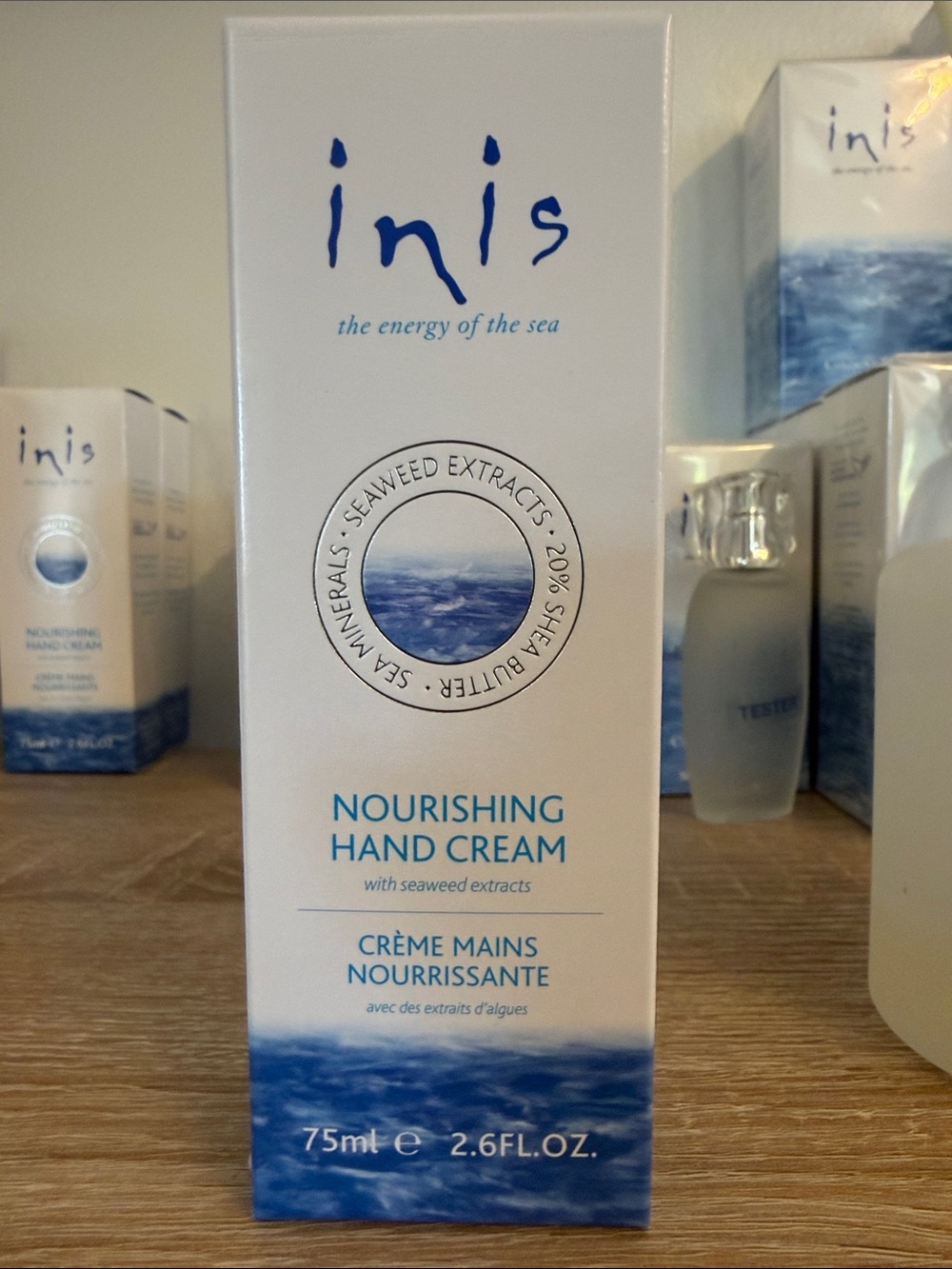 Inis Nourishing Hand Cream - White/Blue